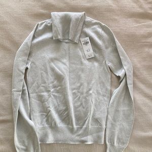 Silver Abercrombie turtleneck